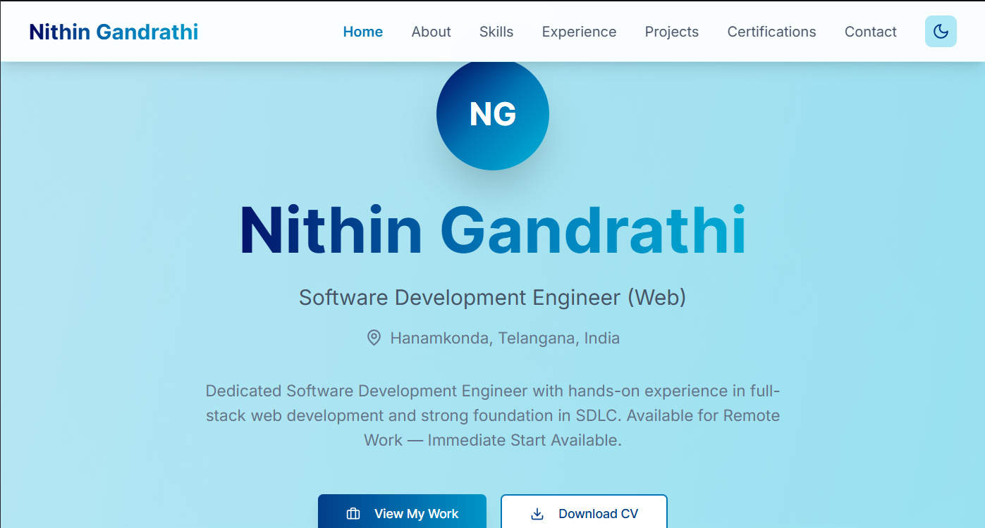 Portfolio Website